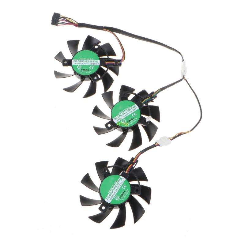 Bt Cooler Fan Untuk ASUS TUF RX5700XT VGA Fan Kartu Grafis Pendingin 7Pin 12V 0.5A