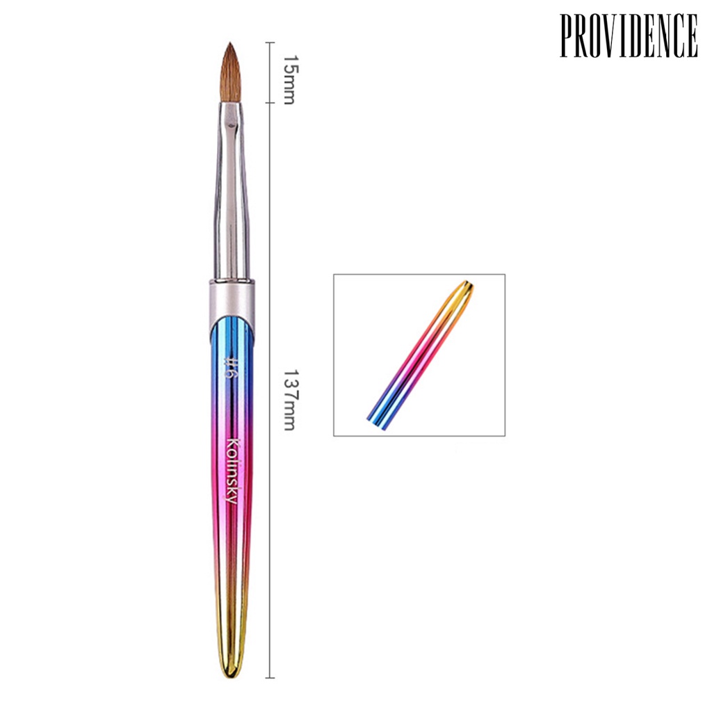 Providence Pena Kuku Dapat Digunakan Kembali Bulu Lembut Halus Indah Mengumpulkan DIY Kuku Nilon Warna Gradien Manicure Pensil Manicure Tools