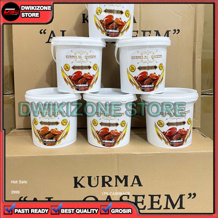 [DZS] KURMA EMBER 500 GR AL EL QASEEM QASEM KASIM KASIIM 500GR PREMIUM MURAH DZSAN 500GRAM GRAM