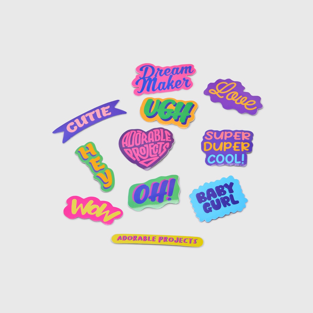

Elaine Sticker Pack Colorblock