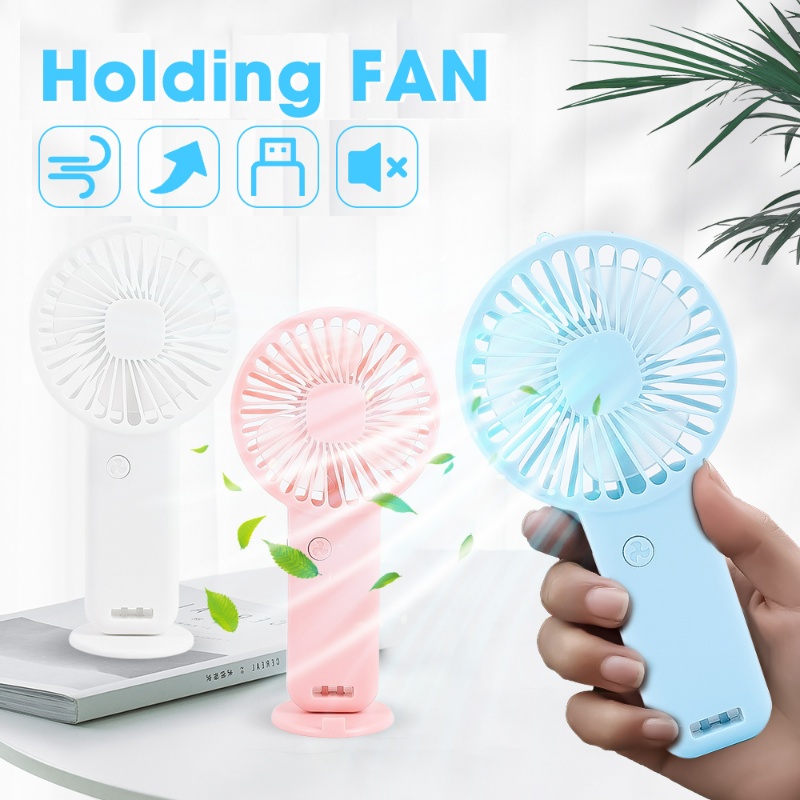 Kipas Angin Genggam Portabel USB Rechargeable/3Gear Kecepatan Angin Adjustable Desktop Air Cooler Fans Untuk Rumah Kantor Perjalanan Luar Ruangan