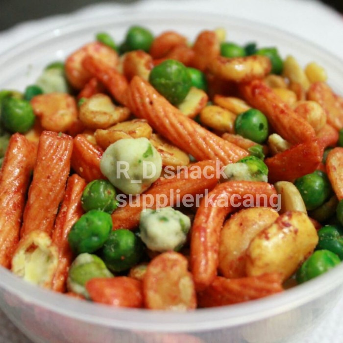 

DISKON SHOPEE/ JAJAN PASAR/SNACK KERIPIK/ KACANG GORENG/ Kacang Mix 150gram / Campur ( Pangpang, Stik, Kacang Polong, Koro )