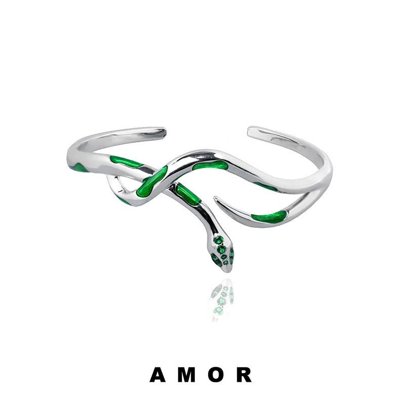 Gelang Slytherin Hijau Ular unisex senior Bracelet couple