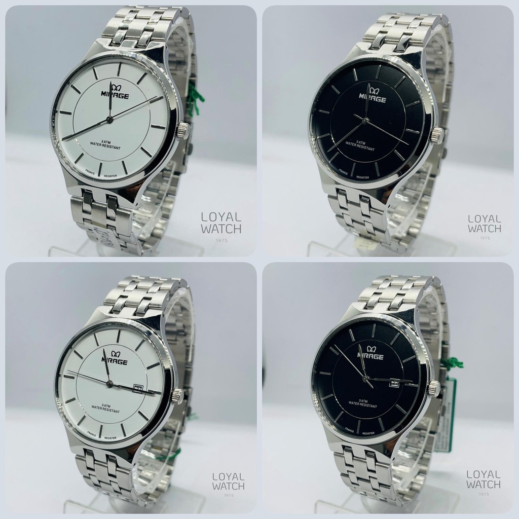 Jam Tangan Mirage Pria 18601 ARP Putih Original Garansi Resmi