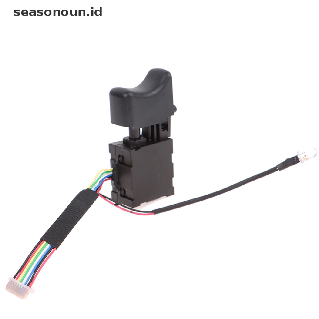 Seasonoun Saklar Bor Listrik Adjustable Speed CW/CCW Electric Drill Trigger Switch.