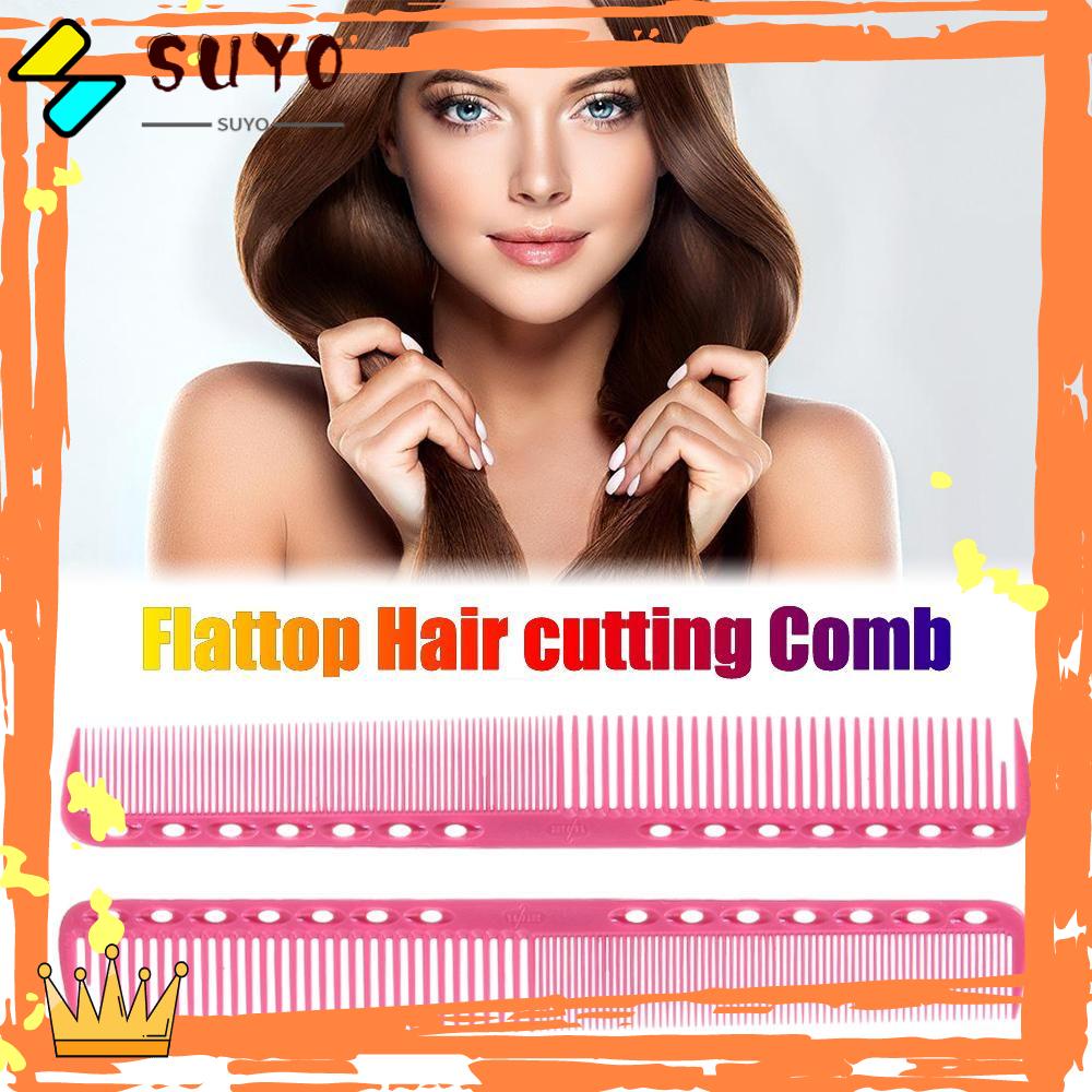 Suyo Sisir Pemotong Rambut Flattop New Profesional Hairdressing Plastik