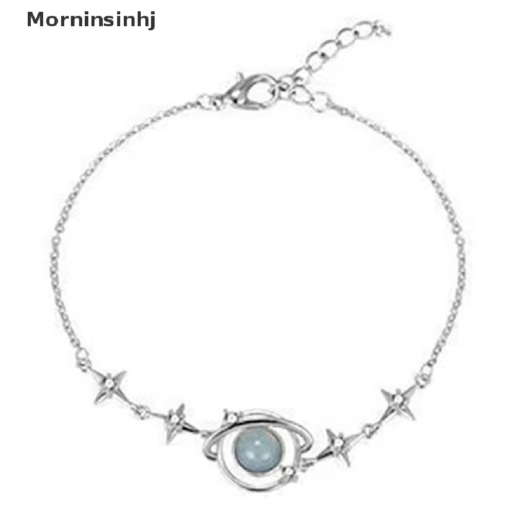 Mornin Korea Elegan Opal Space Gelang Untuk Wanita Girs Zirkon Halus Starlight Bangles Pesta Perhiasan Hadiah id