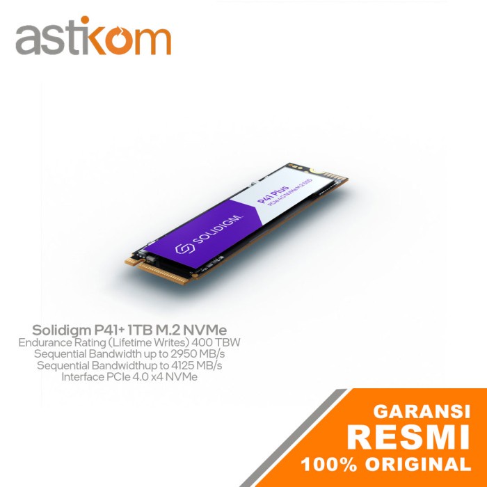 SSD Solidigm P41+ 1TB M.2 NVMe PCIe Gen 4.0 PFKNU010TZX1