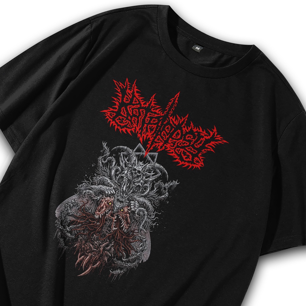 Tshirt Band / Kaos Band Katalepsy / T shirt Band / Baju Band / Musik Metal Punk Rock Oversize Atasan