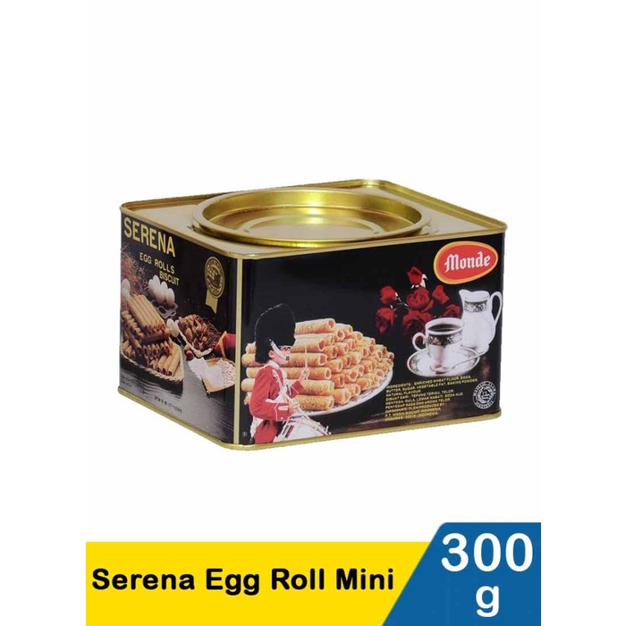 

MONDE Egg Roll Tin 300g kue wafer biskuit semprong kaleng enak murah