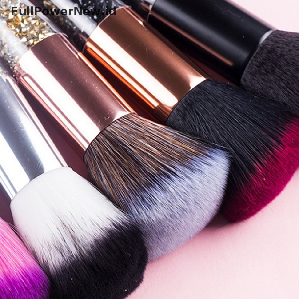 Power 1Pcs Professional Candy-Warna Fluffy Powder Blush Brush Chubby Portable ID