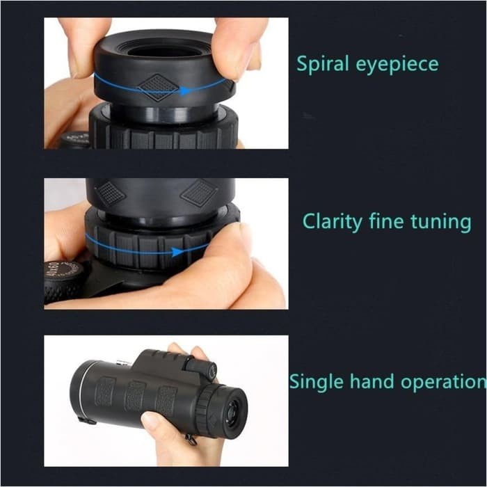 TELESCOPE MONOCULAR 40x60 lensa optik zoom for HP / teropong monocular murah