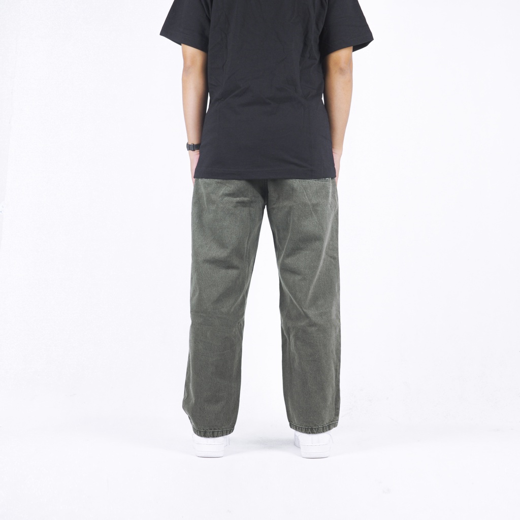 Superego Denim Pants Baggy Relaxed - Army BPR02D