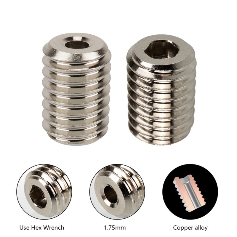 Zzz 2Pcs Adaptor Volcano Aliran Tinggi CHT Nozzle Blok Transisi Tembaga Untuk Volcano