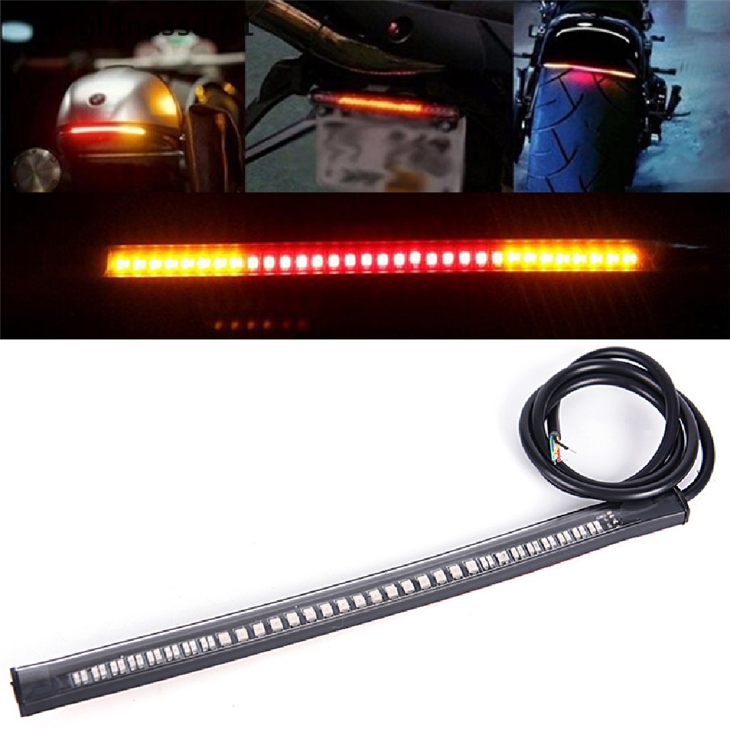 [Brightnessdin1] Lampu LED 48pl Motor Ekor Rem Stop Sein Strip Stop Light Butik