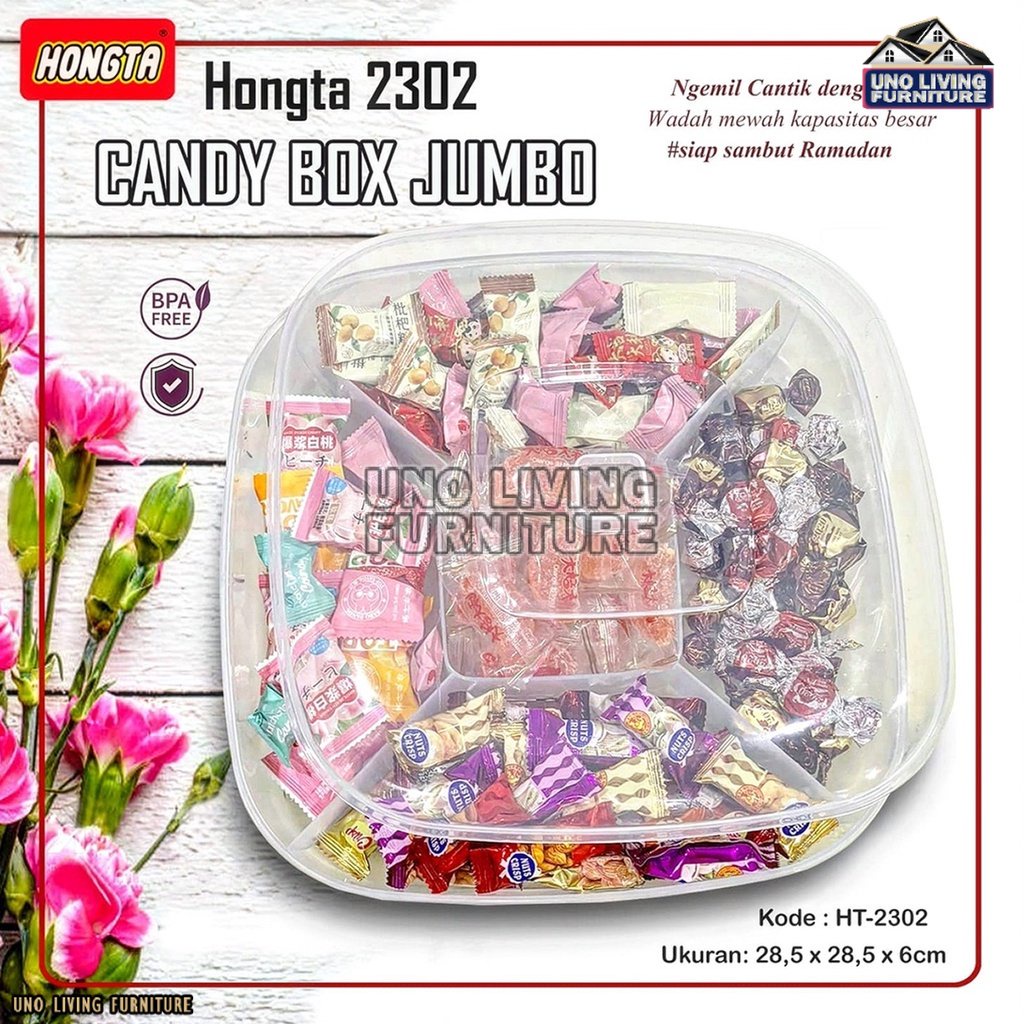 Tempat Penyimpanan Makanan Jumbo Candy Box Love Toples Kotak Snack Kedap Udara Penyimpanan Bening Cereal Kontainer Makanan Food Storage Jar Container