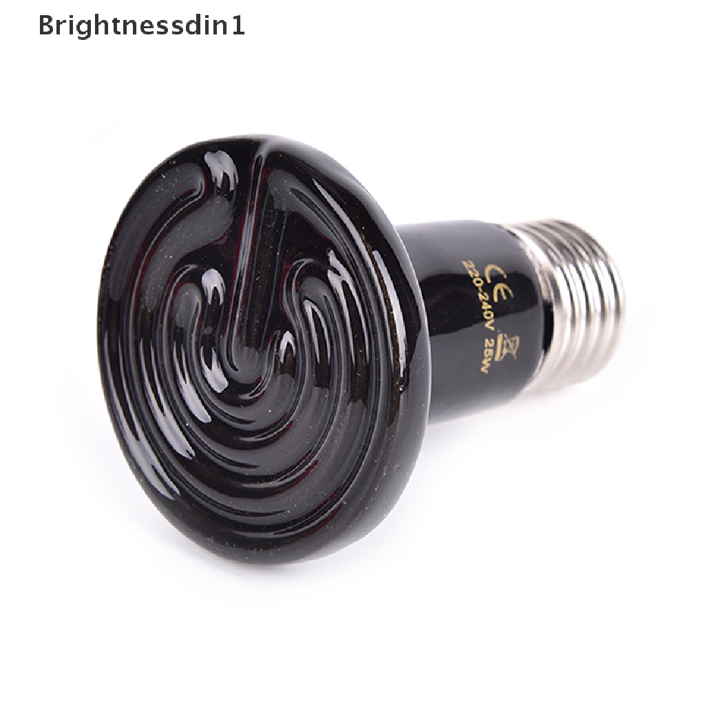 [Brightnessdin1] Menebal infrared ceramic emitter heat light bulb lamp Untuk Butik brooder Hewan Peliharaan Reptil