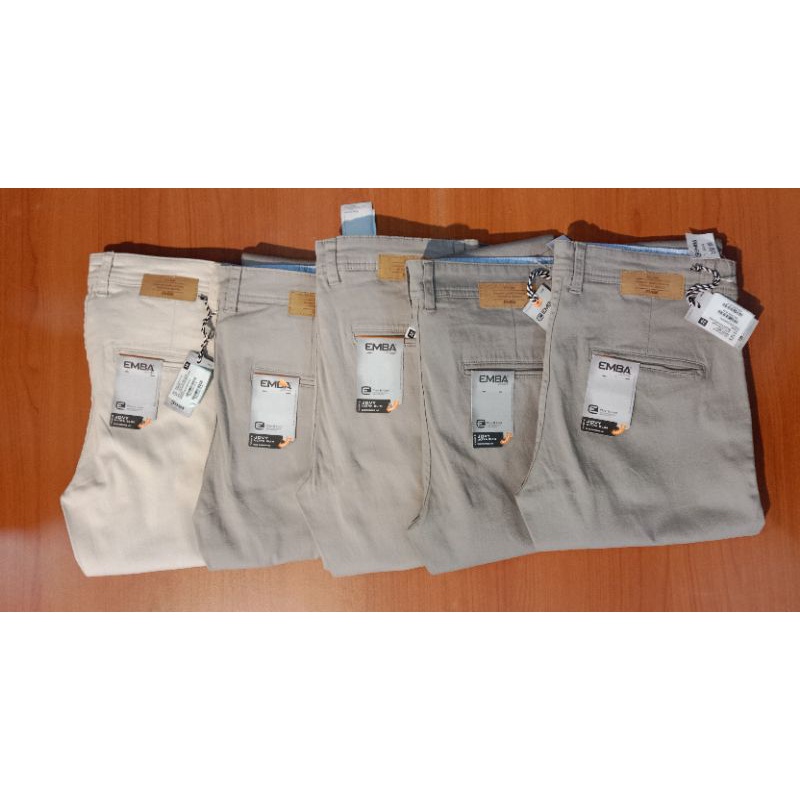 Celana Panjang Chinos Pria Ultra Slim Art 620 / Brand Original Emba Jeans / Ramayana Karawang