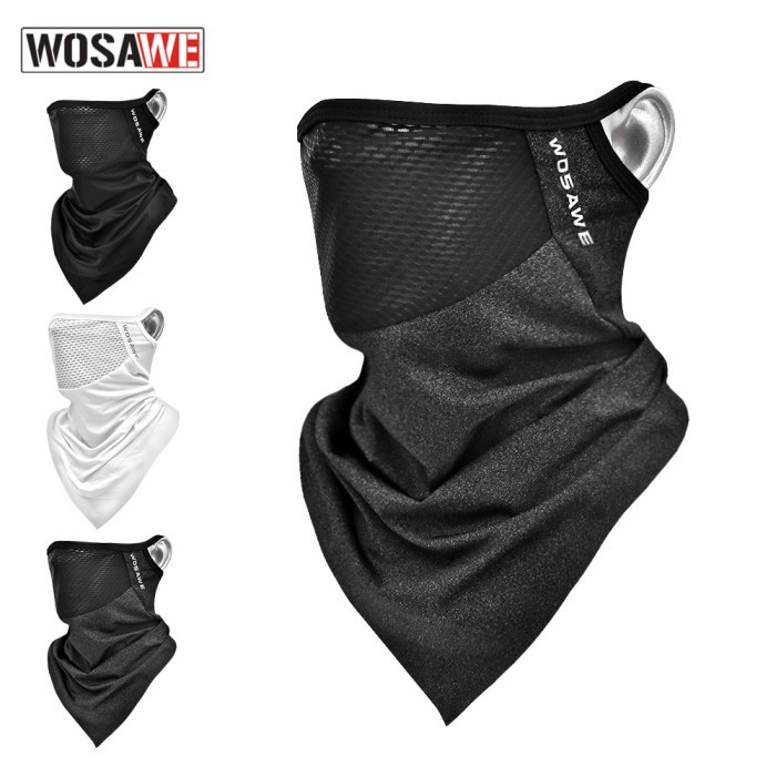 Masker Balaclava Outdoor Sport Half Face Merk  WOSAWE BL348