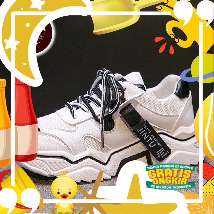 sepatu wanita sepatu sneakers wanita sepatu olahraga wanita sepatu cewek sepatu korean style sepatu 