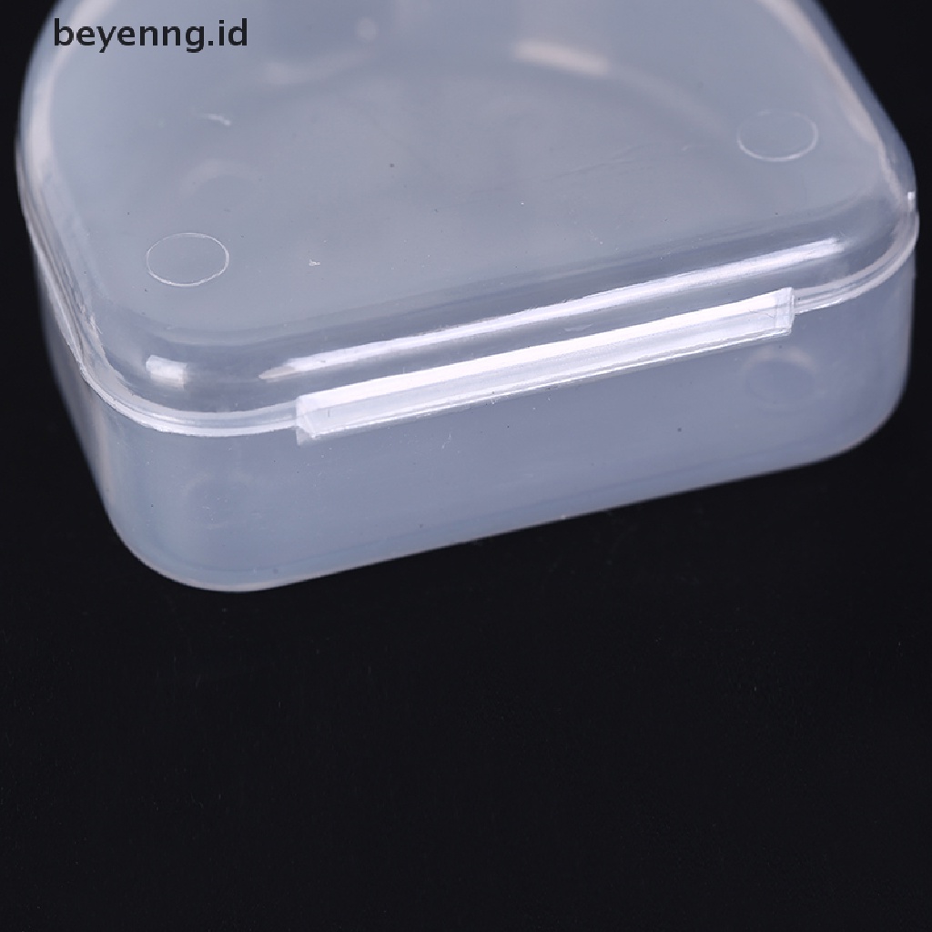 Beyen 1pc dental box  teeth storage case mouth guard container 6.4x6.5x2.5cm ID