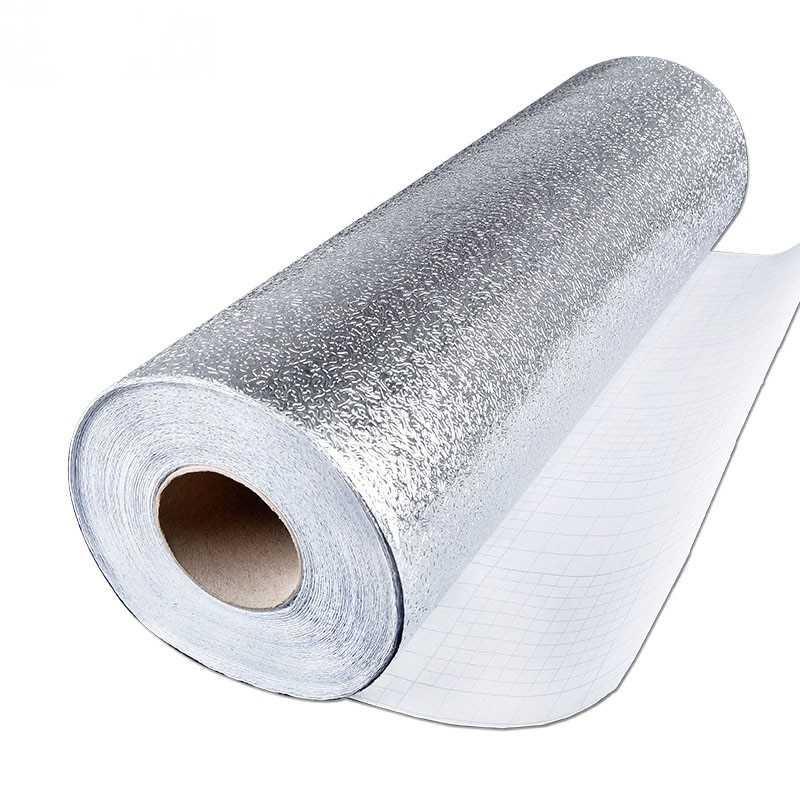 AWOO Wallpaper Aluminium Foil Anti Minyak Waterproof 100x60cm - YK-292 ( Mughnii )