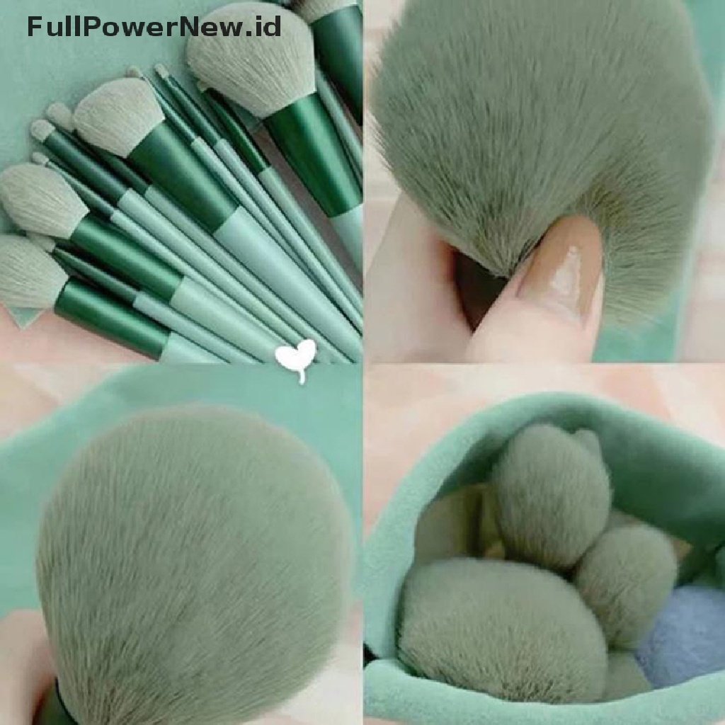 Power 13pcs Set Kuas Makeup Profesional Beauty Foundation Concealer Make Up Brush ID