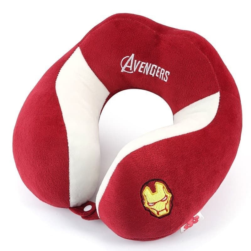 Bantal Leher Dewasa Karakter Avengers Super Hero Kualitas Import Bantal  Leher Mobil Kantor Travel