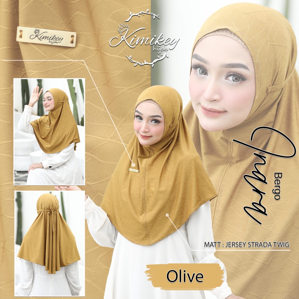 Bergo Simpel Inara Non Pad Bahan Jersey Strada Twig By Kimikey