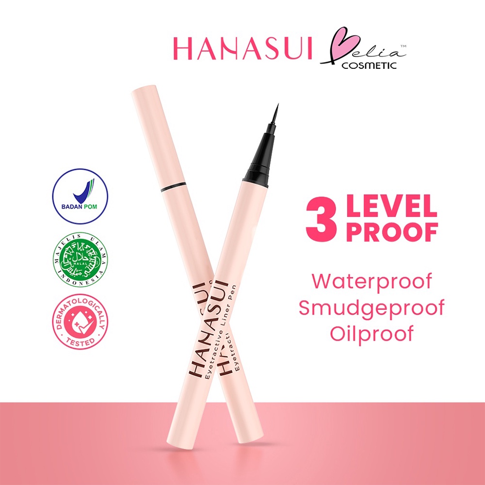 Hanasui Eye Makeup Series | Eyemazing Eyeshadow Palette | Eyebrowtiful Pencil | Eyetractive Liner Pen | Pensil Alis | Palet eyeshadow | BPOM #VITAMIN_KU