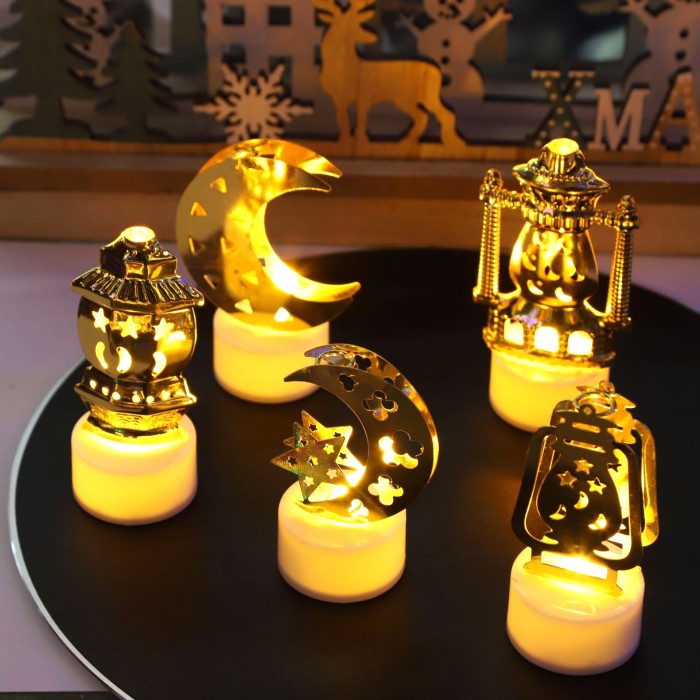 Lampu LED Lilin Sovenir Ramadan Harga Grosir TermurahLampu Lilin LED Souvenir Lebaran Murah Dekor Hari Raya Ramadhan Masjid