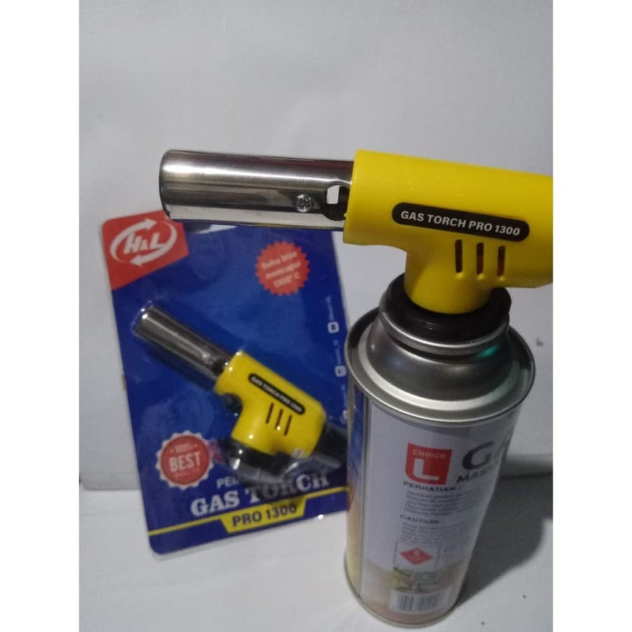 Blow torch burner butane propane jet flame gun kepala burner gas 1300 murah