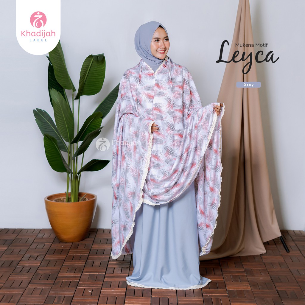KhadijahLabel - Mukena Jumbo Leyca 2 in 1