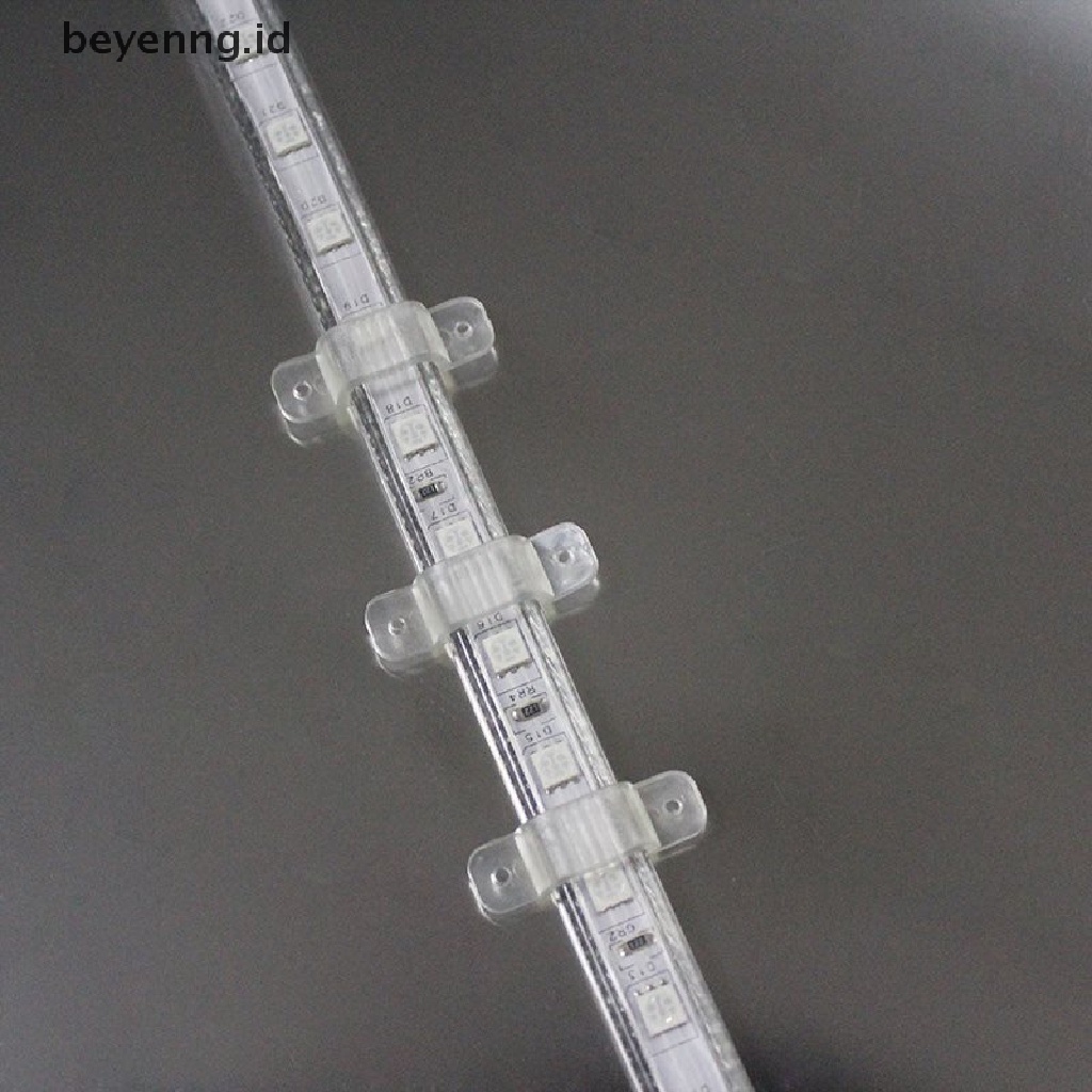 Beyen Klip Pengikat Lampu Strip LED Flexible Moung Fixer Untuk Memperbaiki LED Strip Clip ID