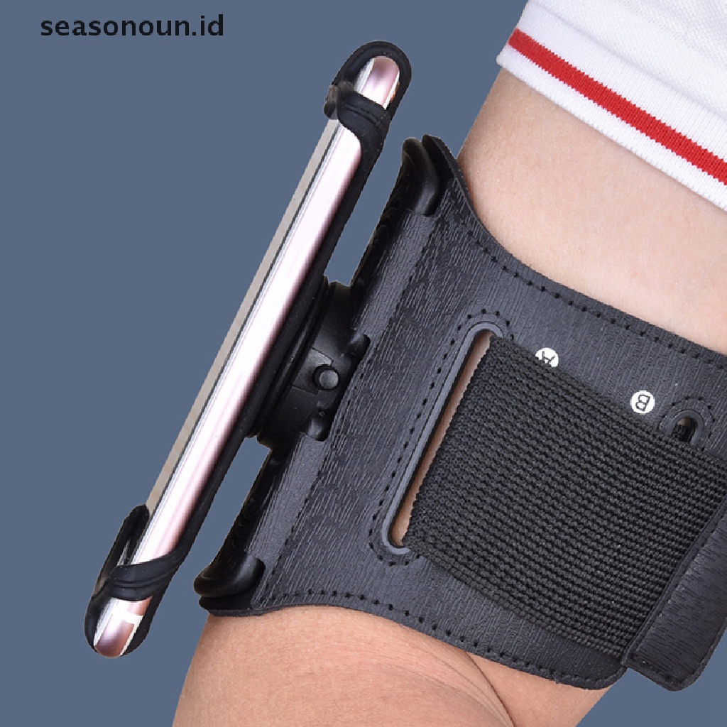 Seasonoun Gelang Ponsel Olahraga Luar Ruangan Ponsel Yang Dapat Dilepas Rotag Menjalankan Ponsel Pergelangan Tangan Tas Lengan Navigasi Takeaway Untuk Fitness Cycling.