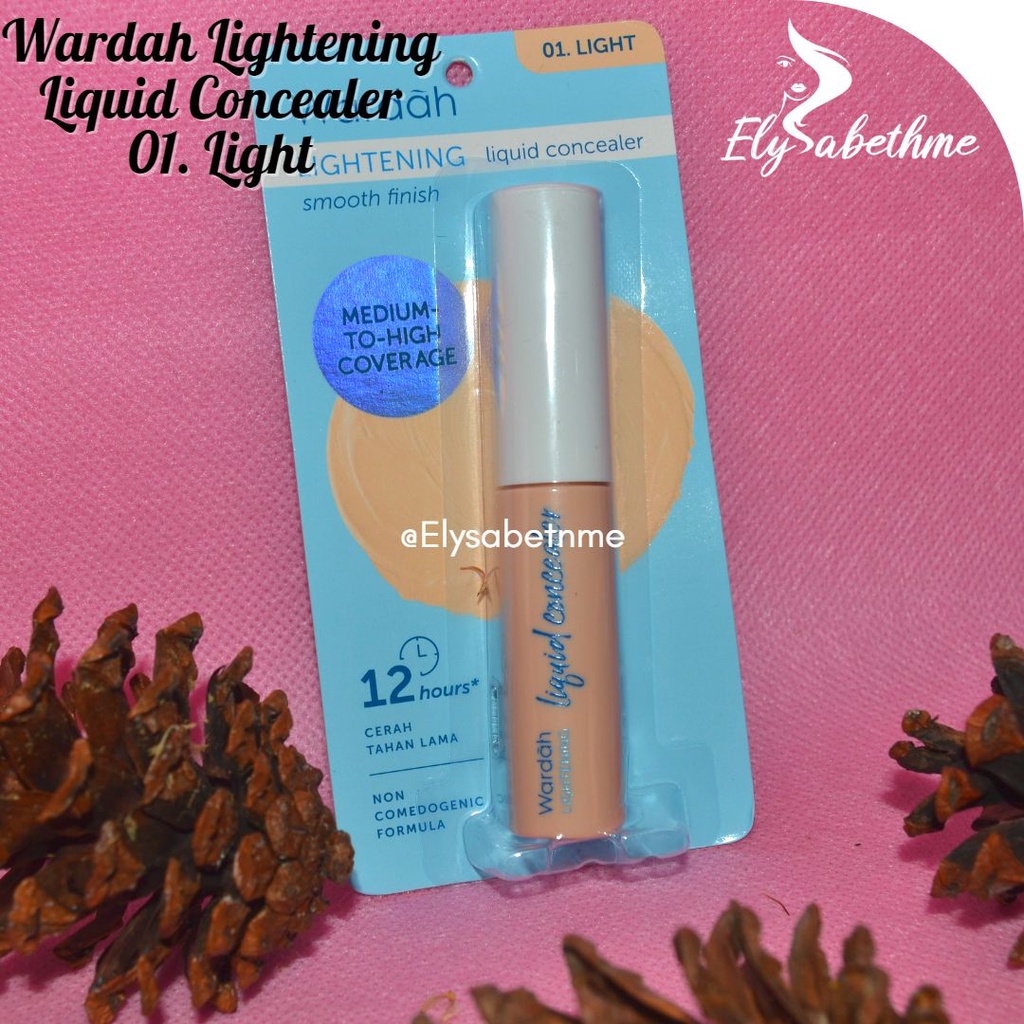 ✿ELYSABETHME✿ 🅆 🄰 🅁 🄳 🄰 🄷 wardah beauty lightening concealer penutup menutupi pori kantong mata jerawat kosmetik halal