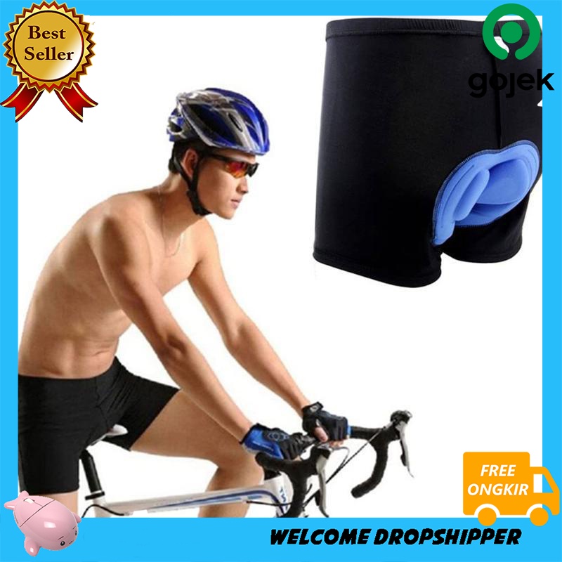 Balight Celana Dalam Sepeda Cycling Underwear 3D Padded L - CK01
