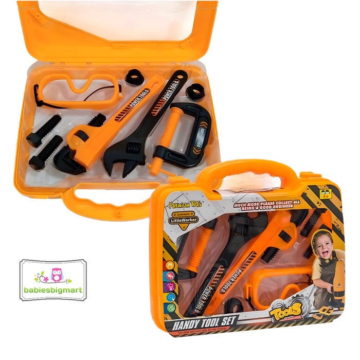 Mainan Anak Tool set toys alat perkakas obeng Engineering Tool Box