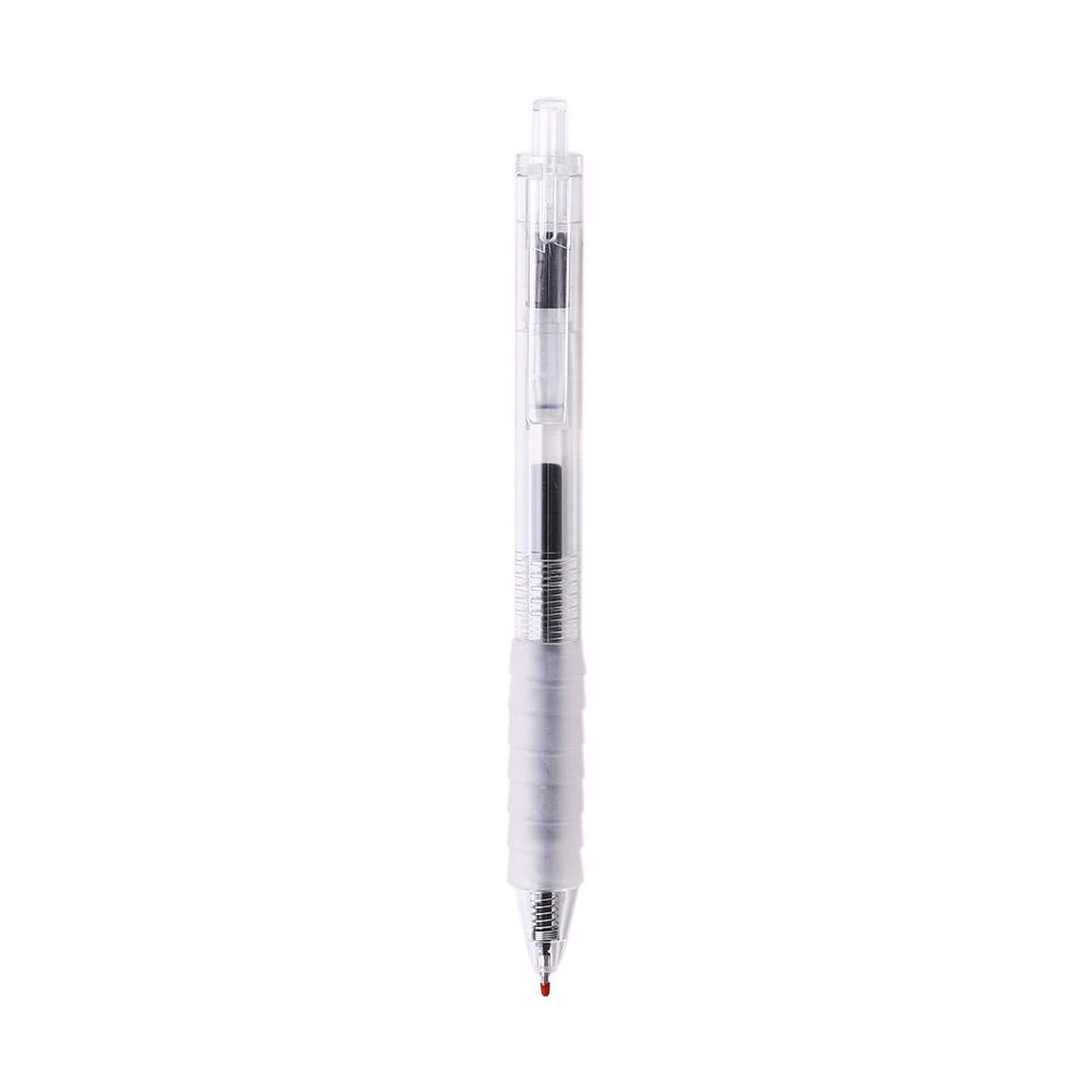 [Elegan] Retractabl Netral Pen Set 5pcs Tahan Lama Aksesoris Kantor Alat Tulis Tidak Sakit Di Jari 0.5mm Menulis Gel Pen