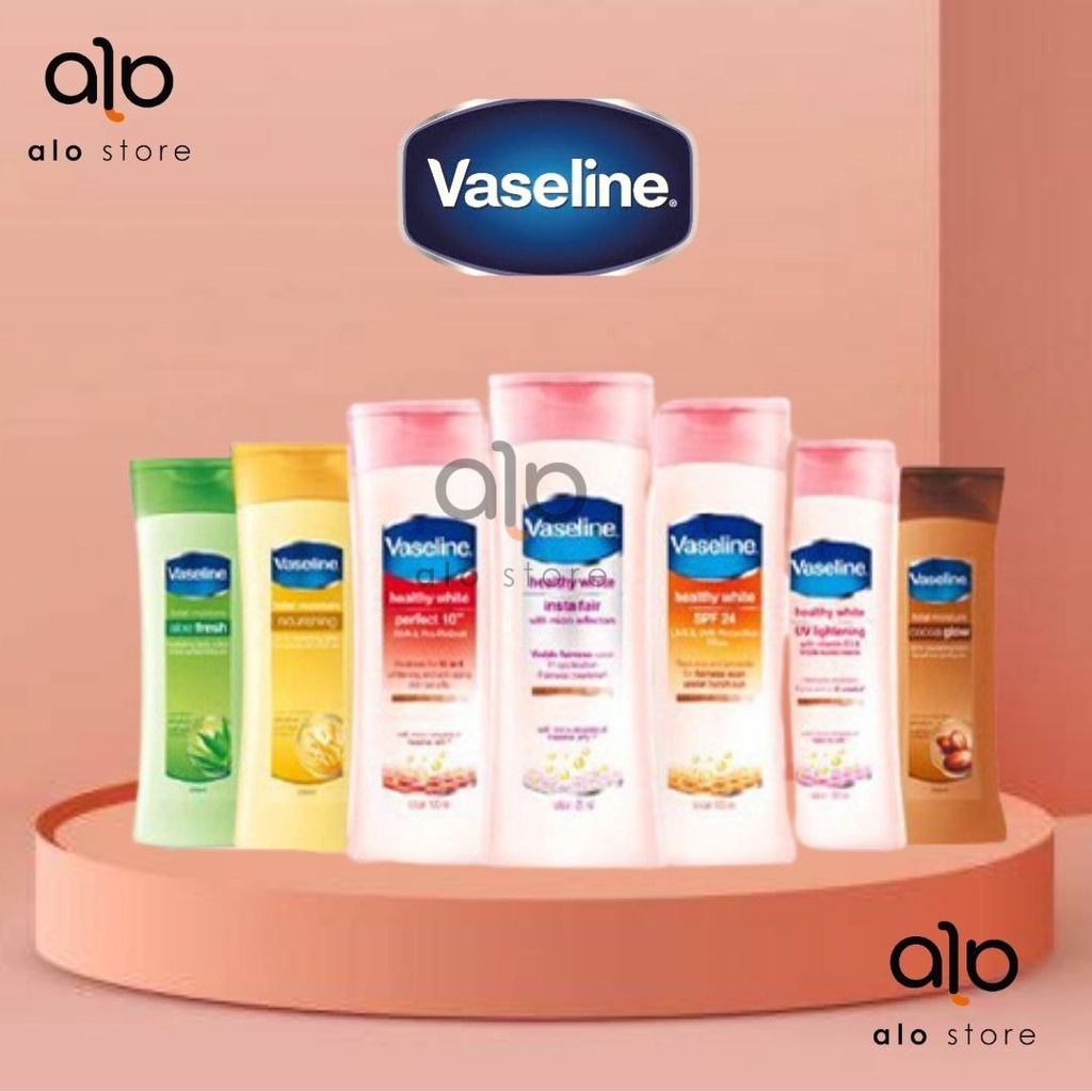 (ALOSTORE) Vaseline Handbody Lotion 100ml 200ml Intensive Care Healthy White Night Nourish Original
