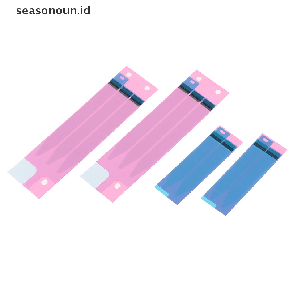 Seasonoun 10pcs Stiker Perekat Universal Mudah Ditarik Strip Tape Tanpa Jejak  .