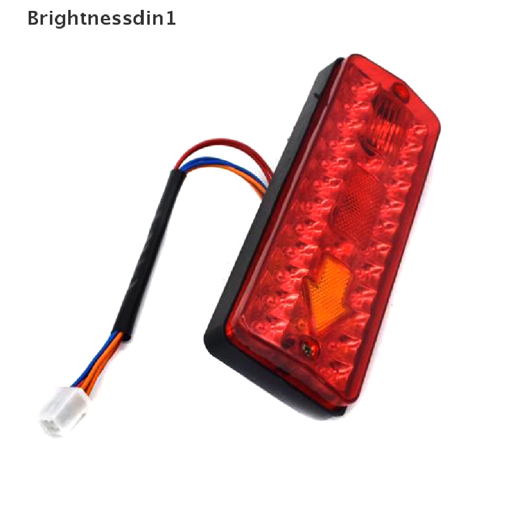 [Brightnessdin1] 12v DC LED Lampu Ekor Belakang Rem Sein Lampu Mundur Untuk Elektrik-Tricycle Boutique