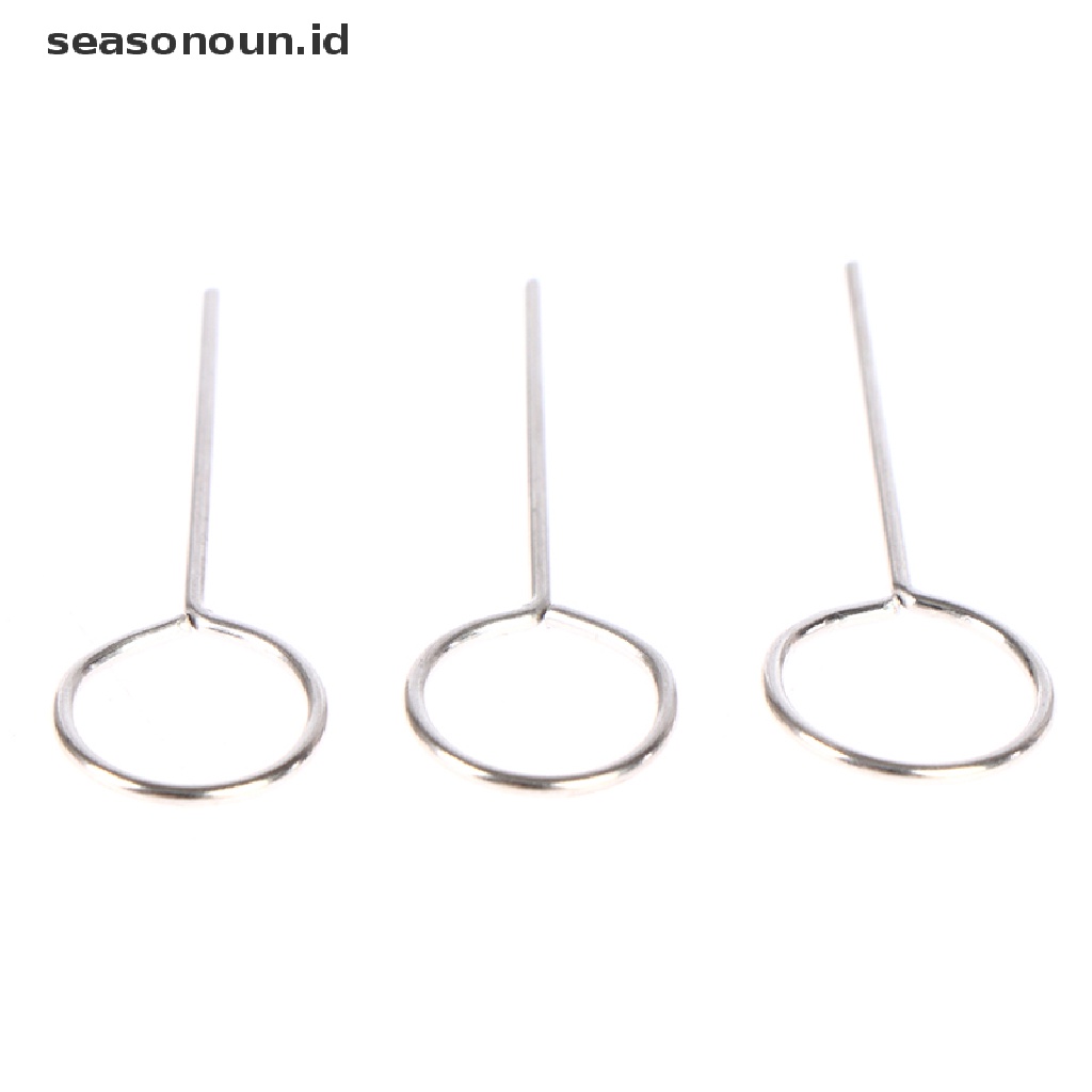 Seasonoun 20Pcs/lot Universal Sim Card Tray Ejector Eject Pin Alat Pelepas Kunci Untuk Telepon.