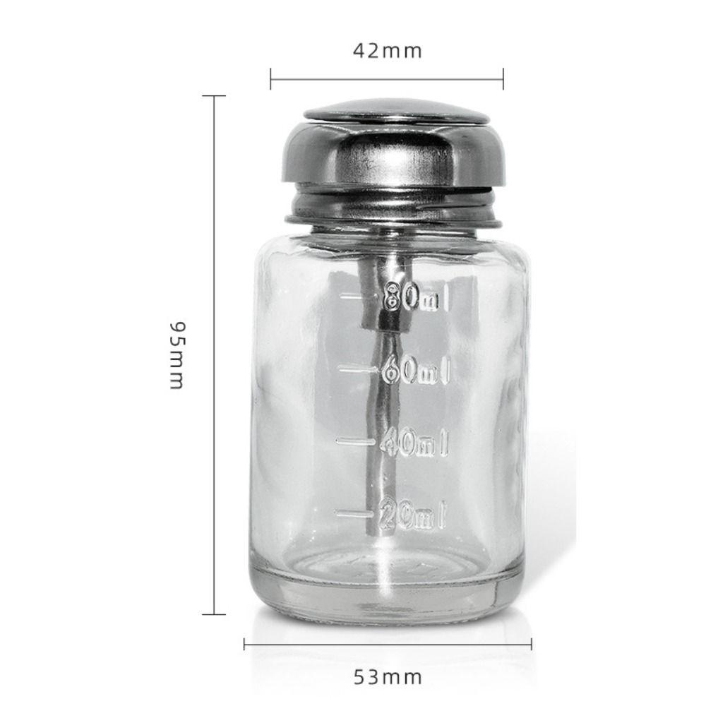 TOP 100ml Dispenser Pump Bottle Tekan Kosong Pumping Jar Botol Airless Push Down