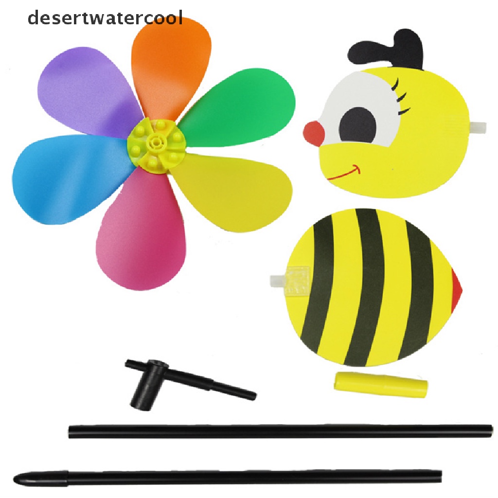 Deid Baru Jual 3D Besar Hewan Lebah Kincir Angin Wind Spinner Whirligig Yard Dekorasi Taman Martijn