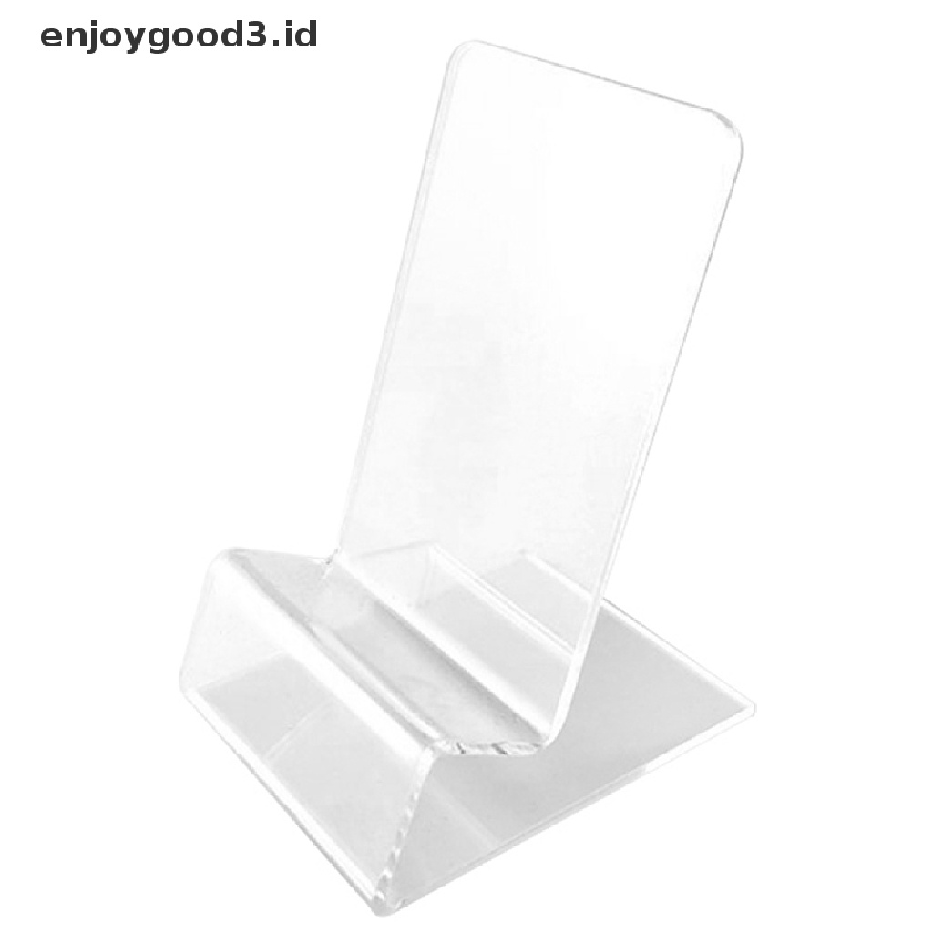 【Rready Stock】 Acrylic Plastic Transparent Stand Shelf Window Counter Display Showcase For PSV Game Console Phone Holder Tablet  Tray （ID）