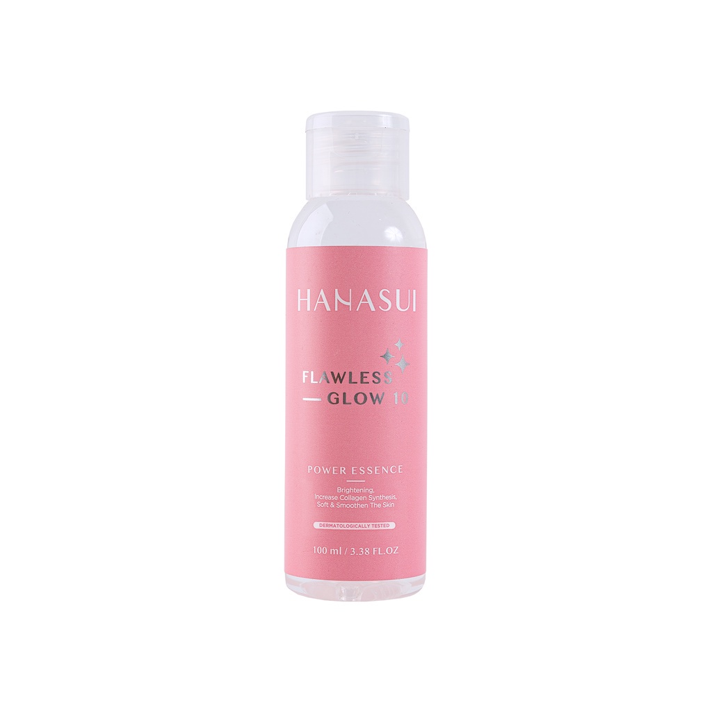 HANASUI Flawless Glow 10 Power Essence Indonesia / Brightening Increase Collagen Synthesis Soft & Sm