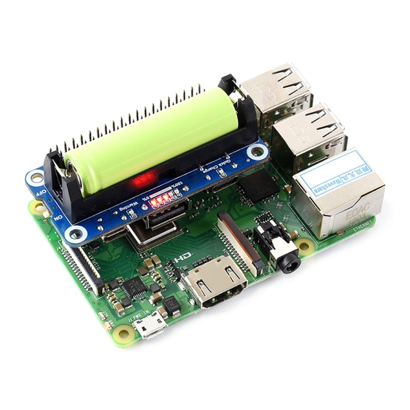 Zzz Untuk Adaptor Topi Baterai Li-ion RaspberryPi Bi-Directional Quick Charge Mendukung