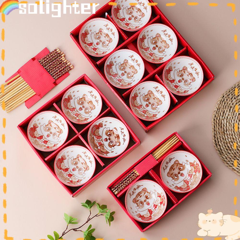 Solighter Set Peralatan Makan|Mangkok Nasi Dessert