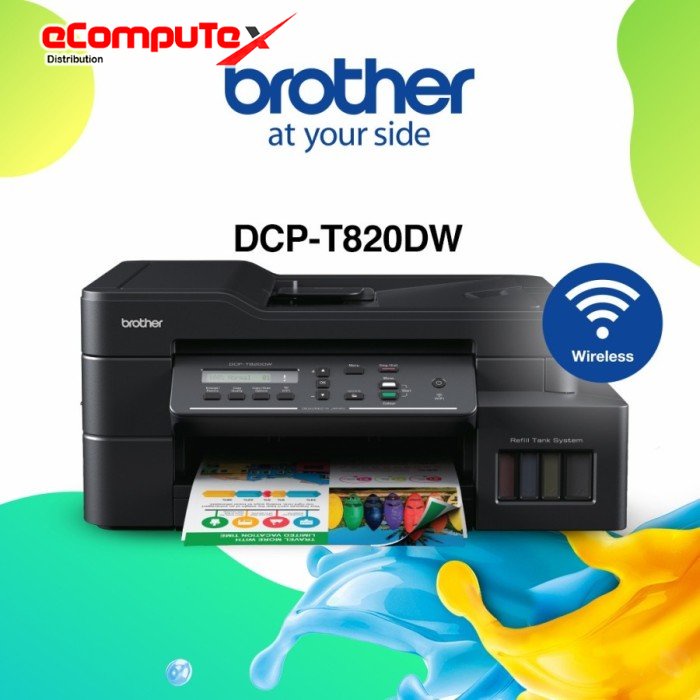 PRINTER BROTHER DCP T820DW INFUS / T 820DW GARANSI RESMI